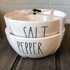 Rae Dunn Salt and Pepper Bowls